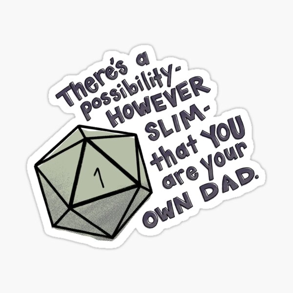 Gorgug Critical Dad? Sticker