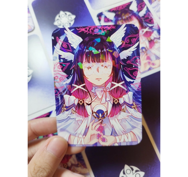 Columbina Eyes Holo Photocard - Genshin Impact Nod Krai Fatui Harbinger