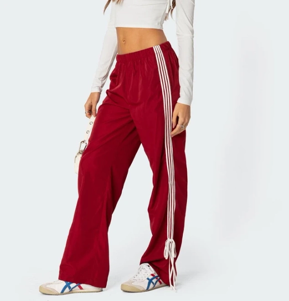 Edikted Women's Remy Ribbon Track Pants