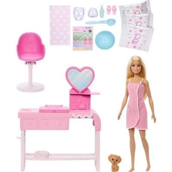 Barbie Face Mask Toy Playset & Doll
