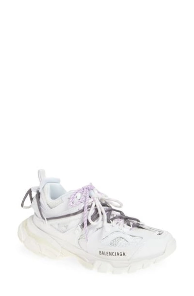 Balenciaga Track Trail Sneaker in White/Lilac at Nordstrom, Size 10Us