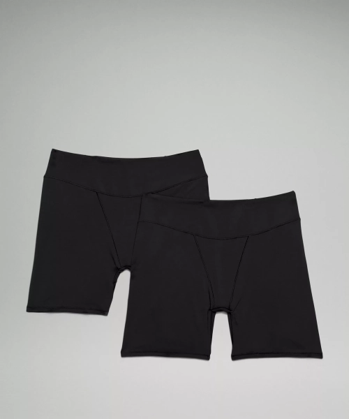 UnderEase Super-High-Rise Shortie Underwear *2 Pack - Black - XS