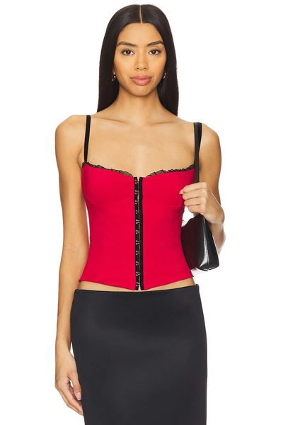 Bella Venice Caroline Corset in Red | REVOLVE