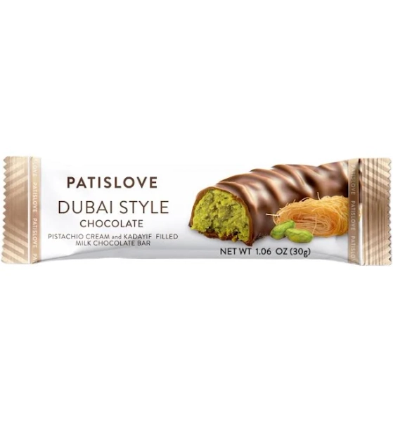 Patislove Dubai Style Milk Chocolate Bar