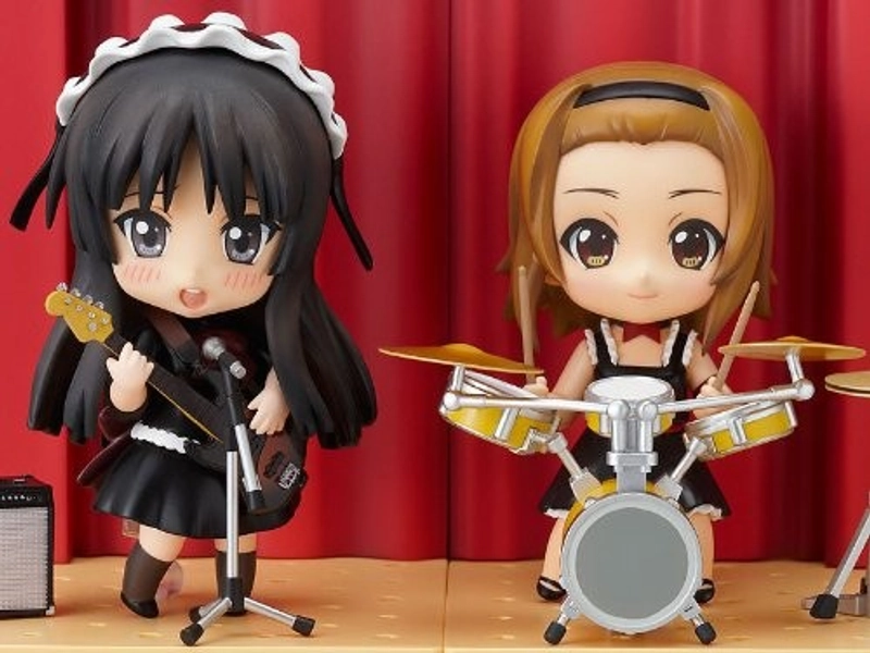 Nendoroid K-ON! Mio &amp; Ritsu live Stage set Wonder Festival 2010 Limited Figure