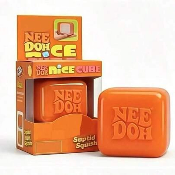 Needoh 1pc "Stress Cube", A Soft Squishy Toy With Slow Rebound, Relieves Anxiety, Soothes Emotions, Gift Box Filler, Birthday Gift, Christmas Stocking Stuffer, Party Favor | SHEIN USA