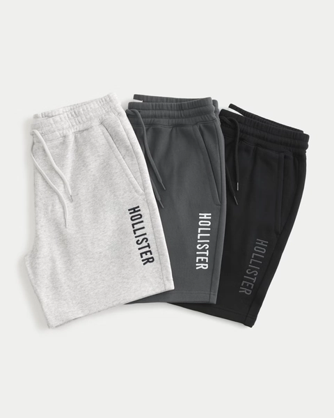 Paquete de 3 pantalones cortos con logotipo hasta la mitad del muslo