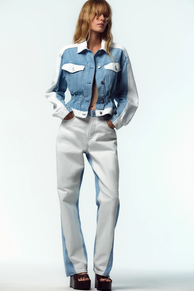 Z1975 STRAIGHT LEG MID-RISE COMBINED JEANS