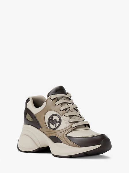 Zuma Leather and Mesh Trainer