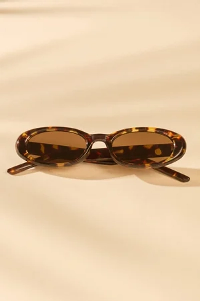
        Amelia Oval Sunglasses in Tortoise | Altar'd State
    