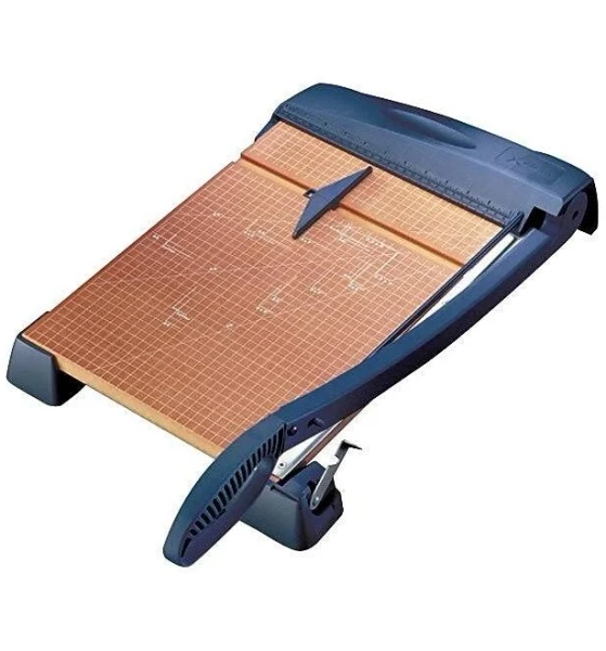 X-ACTO Heavy Duty Wood Guillotine Paper Trimmer, 15 Cutting Surface