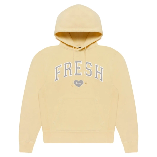 Fresh Love Varsity Hoodie – Yellow | Buy Now & Save!