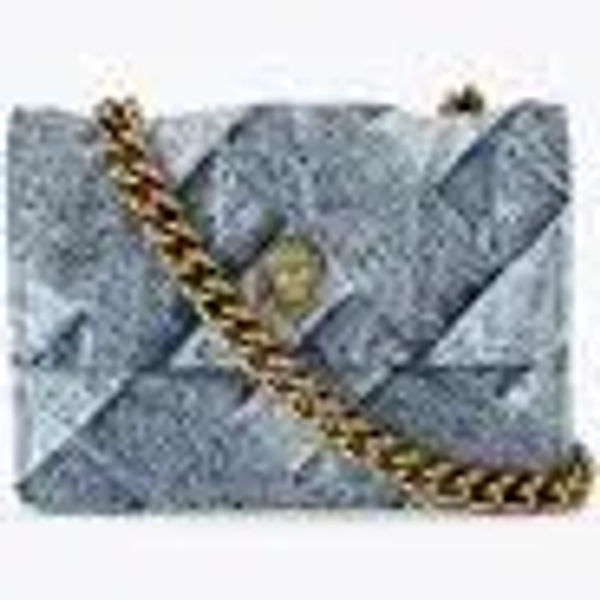 Kurt Geiger London Women's Micro Kensington Denim Crossbody Bag