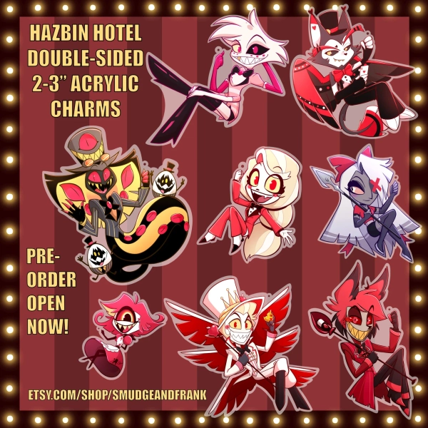 HH Double-sided 2-3” Acrylic Charms - Etsy Canada