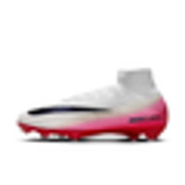 Nike Men's Mercurial Superfly 10 Elite FG High-Top Soccer Cleats in Red | HJ7321-600