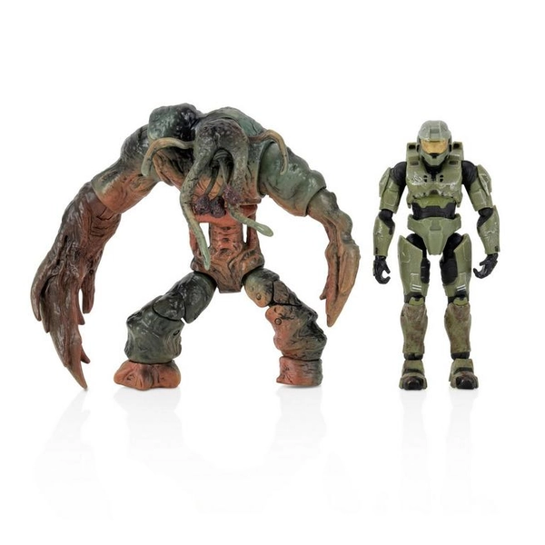 Jazwares Halo Master Chief vs. The Flood (Vault Edition) 4-in Figure Set