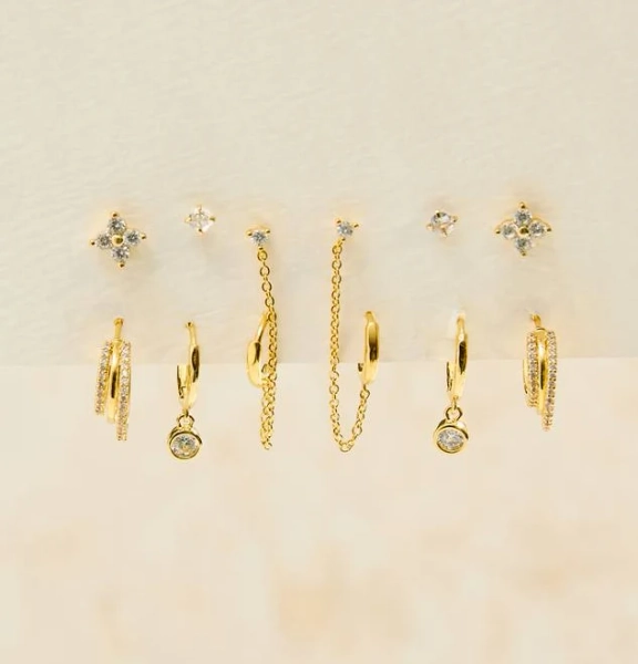 18K Gold Dipped Earrings