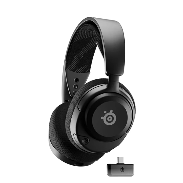 SteelSeries Arctis Nova 4 Wireless Gaming Headset for PC, PlayStation, Switch, Black