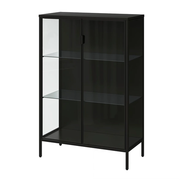 RUDSTA Vitrine - anthrazit 80x37x120 cm