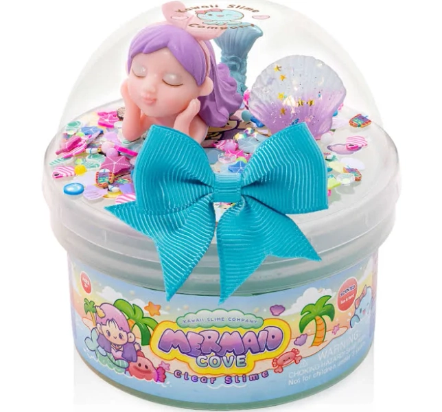 Kawaii Slime Company Mermaid Cove Clear Slime