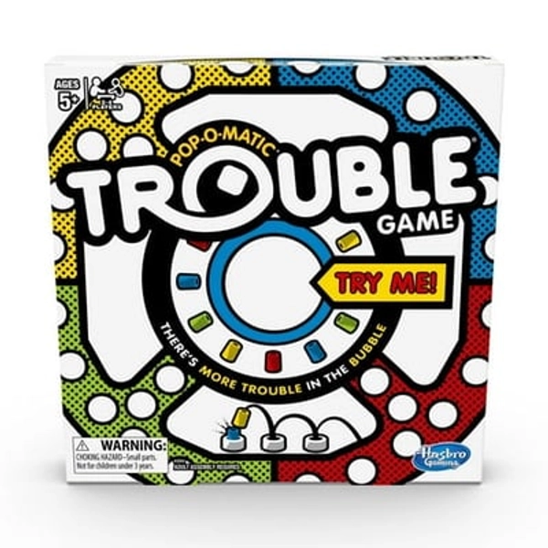 Hasbro Inc. Trouble Board Game  Hasbro Family Game for 2 to 4 Players  Holiday Gifts for Kids  Ages 5 and up