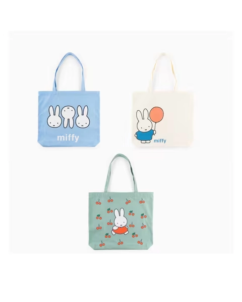 Miffy Canvas Tote Bag - Assorted - Asst - Miscellaneous