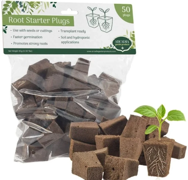 Seed Starter Plug for Seedlings and Cuttings (50 Pack)