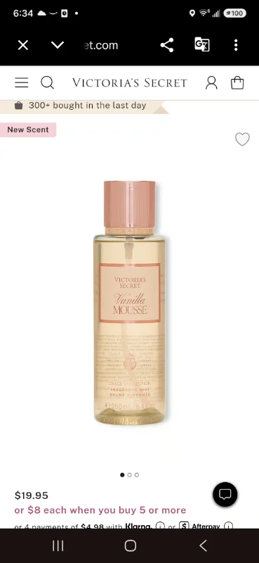 Vanilla Moose Mist