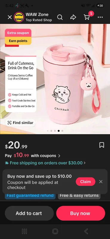 Chikawa Coffee Cup