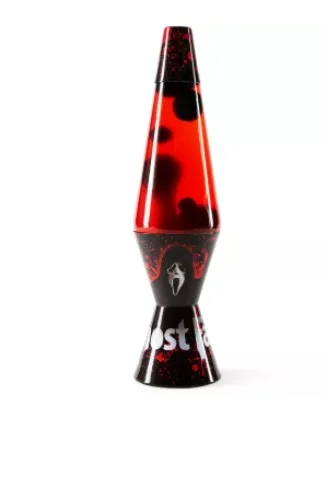 Ghost Face 14.5 Inch Lava Lamp Black - Spencer's