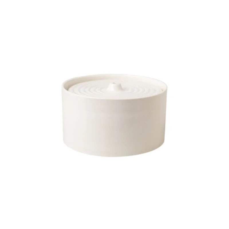 Ceramic Pet Water Fountain | Quiet Circulating Drinking Fountain for Cats & Dogs