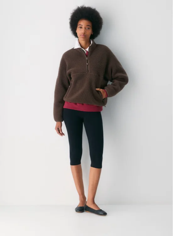Polartec® Thermal Pro™ 1/2 Zip Hi-hip Sweater