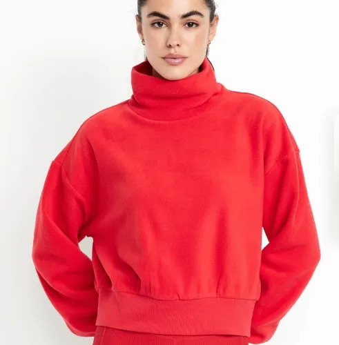 Performance Microfleece Mock Neck Sweatshirt | Old Navy
