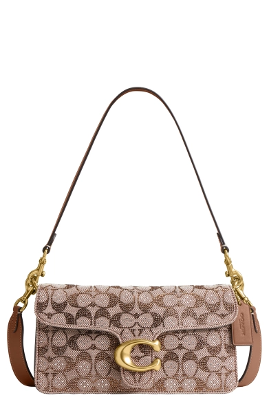 COACH Tabby 26 Signature Crystal Jacquard Shoulder Bag (Women) | Nordstrom