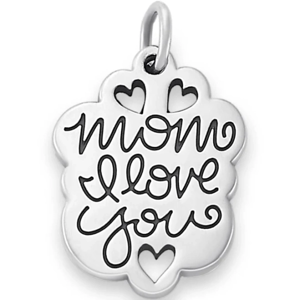 James Avery Sterling Silver Mom I Love You Charm