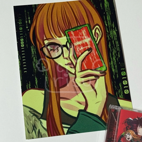 persona 5 futaba print