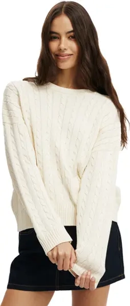 Women's Cotton Crew Neck Sweater