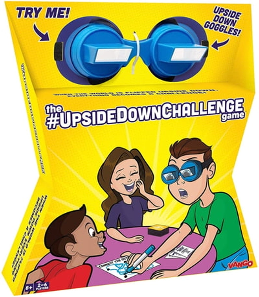 Vango Upside Down Challenge Game for Kids & Family, Complete Fun Challenges with Upside Down Goggles
