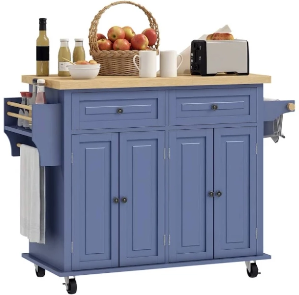 212 Main Kitchen Island on Wheels Rolling Cart
