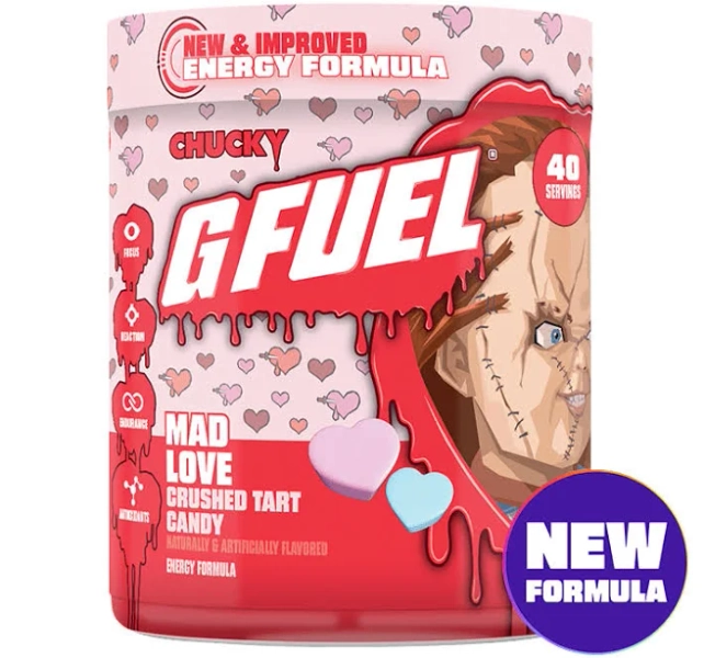 G Fuel x Chucky Mad Love Energy Tub