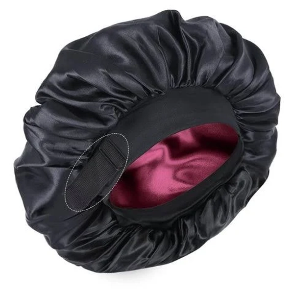 Adjustable Double Layer Silk Bonnet