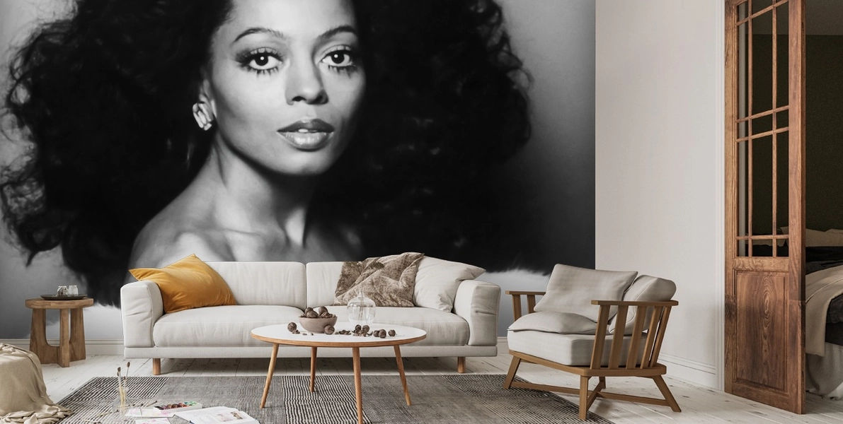 Diana Ross Wallpaper Mural | Wallsauce US