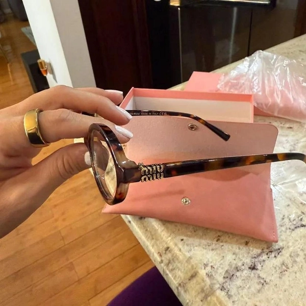 Miu Miu tortoise shell round frame vintage...