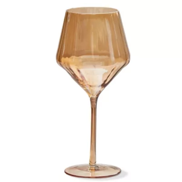 Chelsea Optic Wine Glass Amber