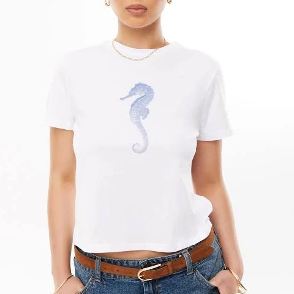 Supré Unisex Seahorse Everyday Graphic Tee