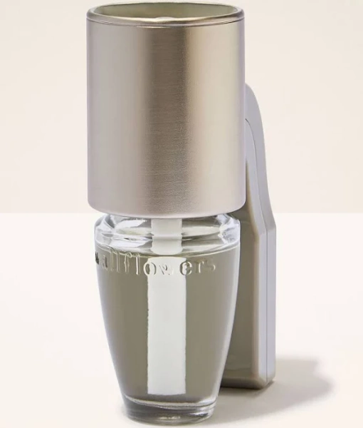 Bath & Body Works Silver Metallic Wallflowers Scent Control Fragrance Plug