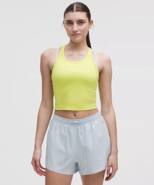 Swiftly Tech Cropped Racerback Tank Top 2.0 - Sour Grape/Sour Grape - 2