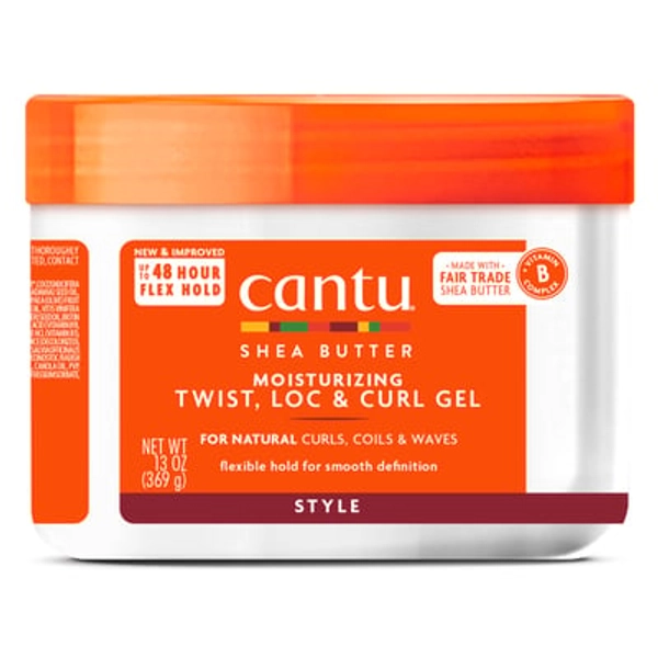 Cantu Moisturizing Twist & Lock Gel with Shea Butter for Natural Hair, 13 oz 13 Ounce (Pack of 1)