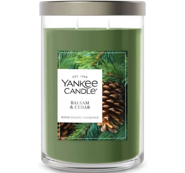 Yankee Candle Balsam and Cedar Signature Large Tumbler Candle