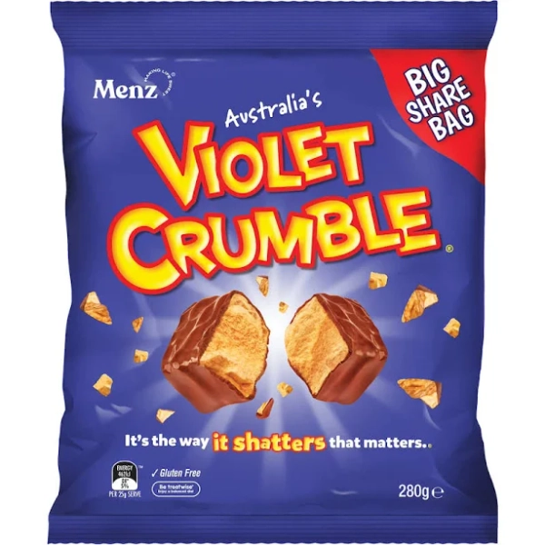 Violet Crumble Chocolate Share Bag